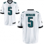 Men's Nike Philadelphia Eagles #5 Mcnabb Game White NFL Jersey