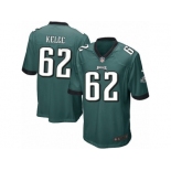 Men's Nike Philadelphia Eagles #62 Jason Kelce Game Midnight Green Team Color NFL Jersey