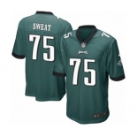 Men's Nike Philadelphia Eagles #75 Josh Sweat Game Midnight Green Team Color NFL Jersey