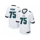 Men's Nike Philadelphia Eagles #75 Vinny Curry Game White NFL Jersey