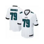 Men's Nike Philadelphia Eagles #79 Brandon Brooks Game White NFL Jersey