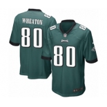 Men's Nike Philadelphia Eagles #80 Markus Wheaton Game Midnight Green Team Color NFL Jersey