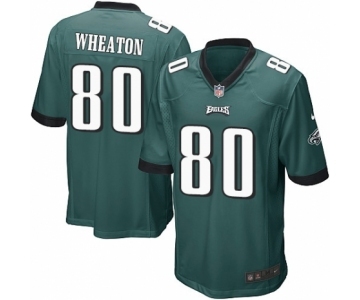 Men's Nike Philadelphia Eagles #80 Markus Wheaton Game Midnight Green Team Color NFL Jersey