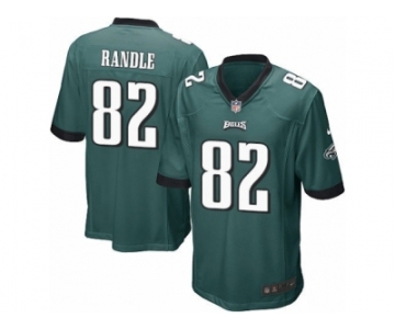 Men's Nike Philadelphia Eagles #82 Rueben Randle Game Midnight Green Team Color NFL Jersey