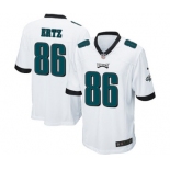 Men's Nike Philadelphia Eagles #86 Zach Ertz Game White NFL Jersey