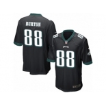 Men's Nike Philadelphia Eagles #88 Trey Burton Game Black Alternate NFL Jersey