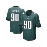 Men's Nike Philadelphia Eagles #90 Marcus Smith II Game Midnight Green Team Color NFL Jersey