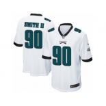 Men's Nike Philadelphia Eagles #90 Marcus Smith II Game White NFL Jersey