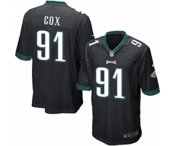 Men's Nike Philadelphia Eagles #91 Fletcher Cox Game Black Alternate NFL Jersey