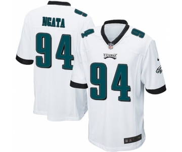 Men's Nike Philadelphia Eagles #94 Haloti Ngata Game White NFL Jersey