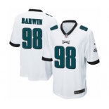 Men's Nike Philadelphia Eagles #98 Connor Barwin Game White NFL Jersey