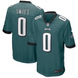 Men's Philadelphia Eagles #0 D'Andre Swift Nike Green Game Player Jersey