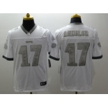 Nike Philadelphia Eagles #17 Nelson Agholor Platinum White Jerseys[Game]