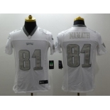 Nike Philadelphia Eagles #81 Jordan Matthews Platinum White Jerseys[Game]