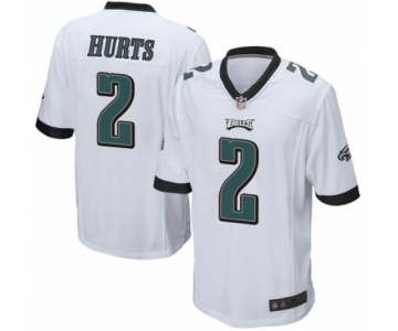 Philadelphia Eagles #2 Jalen Hurts Game White Football Jersey