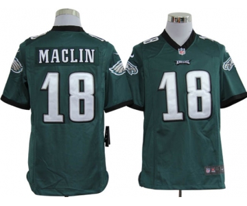 nike nfl jerseys philadelphia eagles #18 jeremy maclin green[game]