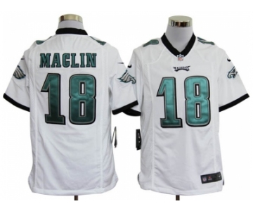 nike nfl jerseys philadelphia eagles #18 jeremy maclin white[game]