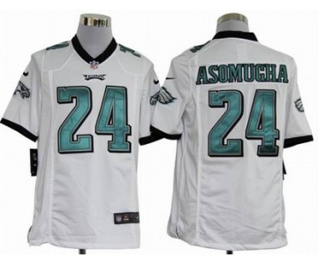 nike nfl jerseys philadelphia eagles #24 asomugha white[game]