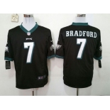 nike nfl jerseys philadelphia eagles #7 bradford black[game][bradford]