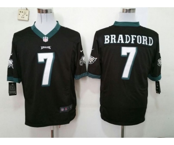 nike nfl jerseys philadelphia eagles #7 bradford black[game][bradford]