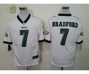 nike nfl jerseys philadelphia eagles #7 bradford white[game][bradford]