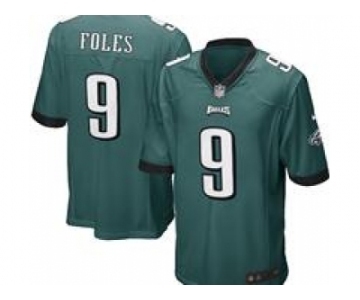 nike nfl jerseys philadelphia eagles #9 foles green[game]