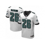 Men Nike Philadelphia Eagles #26 Jaylen Watkins Elite White NFL Jersey