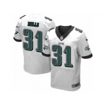 Men Nike Philadelphia Eagles #31 Jalen Mills Elite White NFL Jersey