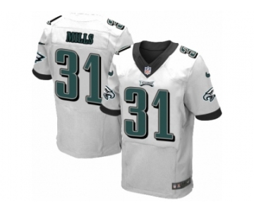 Men Nike Philadelphia Eagles #31 Jalen Mills Elite White NFL Jersey