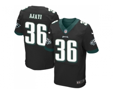 Men Nike Philadelphia Eagles #36 Jay Ajayi Black Alternate Stitched NFL New Elite Jersey