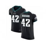 Men Nike Philadelphia Eagles #42 Chris Maragos Black Vapor Untouchable Elite Player NFL Jersey