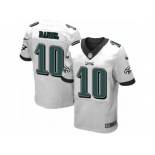 Men's Nike Philadelphia Eagles #10 Chase Daniel Elite White NFL Jersey