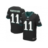 Men's Nike Philadelphia Eagles #11 Carson Wentz Elite Black Alternate Wentzylvania NFL Jersey