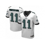 Men's Nike Philadelphia Eagles #11 Carson Wentz Elite White Wentzylvania NFL Jersey