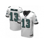 Men's Nike Philadelphia Eagles #13 Mack Hollins Elite White NFL Jersey