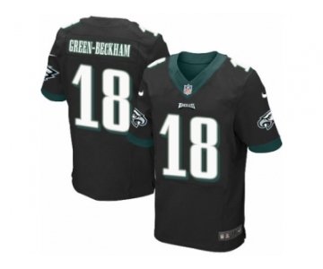 Men's Nike Philadelphia Eagles #18 Dorial Green-Beckham Elite Black Alternate NFL Jersey