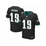 Men's Nike Philadelphia Eagles #19 Chris Givens Elite Black Alternate NFL Jersey