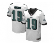 Men's Nike Philadelphia Eagles #19 Chris Givens Elite White NFL Jersey