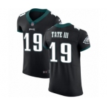 Men's Nike Philadelphia Eagles #19 Golden Tate III Black Vapor Untouchable Elite Player NFL Jersey