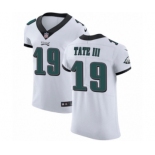 Men's Nike Philadelphia Eagles #19 Golden Tate III White Vapor Untouchable Elite Player NFL Jersey