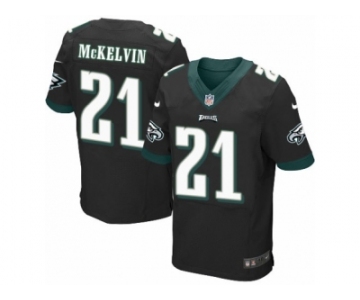 Men's Nike Philadelphia Eagles #21 Leodis McKelvin Elite Black Alternate NFL Jersey