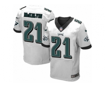 Men's Nike Philadelphia Eagles #21 Leodis McKelvin Elite White NFL Jersey