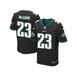 Men's Nike Philadelphia Eagles #23 Rodney McLeod Elite Black Alternate NFL Jersey