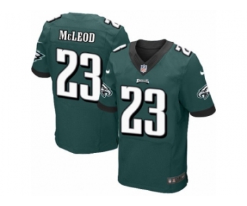 Men's Nike Philadelphia Eagles #23 Rodney McLeod Elite Midnight Green Team Color NFL Jersey