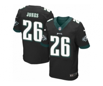 Men's Nike Philadelphia Eagles #26 Sidney Jones Elite Black Alternate NFL Jersey