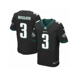 Men's Nike Philadelphia Eagles #3 Matt McGloin Elite Black Alternate NFL Jersey