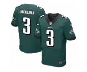 Men's Nike Philadelphia Eagles #3 Matt McGloin Elite Midnight Green Team Color NFL Jersey