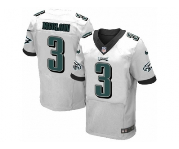 Men's Nike Philadelphia Eagles #3 Matt McGloin Elite White NFL Jersey