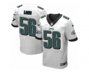 Men's Nike Philadelphia Eagles #56 Chris Long Elite White NFL Jersey