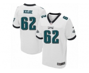 Men's Nike Philadelphia Eagles #62 Jason Kelce Elite White NFL Jersey